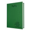 NewHide Flexible A5 Desk Diary Green - White Paper - Day per Page