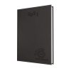 NewHide Flexible A5 Desk Diary Graphite - White Paper - Week to View