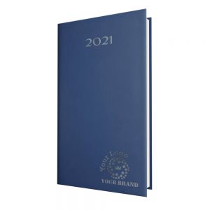 SmoothGrain Pocket Diary Royal Blue - White Paper - Week to View